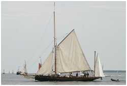 Victorianische Segelyacht Willow Wren